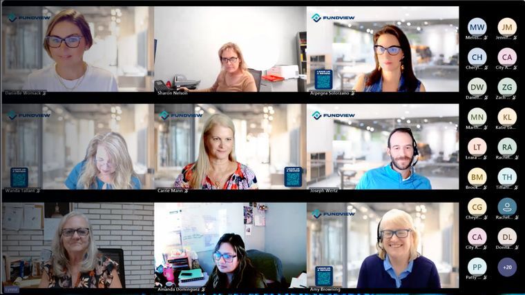 FUNDVIEW educational webinar in progress